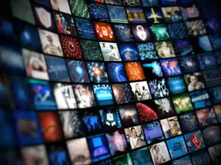 A mosaic of movie and series screens