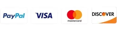 PayPal, Visa, Mastercard and Discover